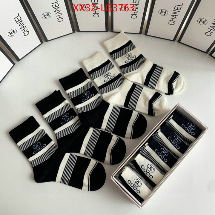 Sock-Chanel can you buy replica ID: LG3763 $: 32USD