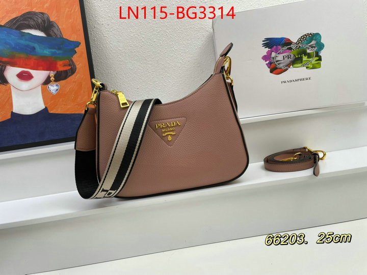 Prada Bags (4A)-Diagonal- new ID: BG3314 $: 115USD