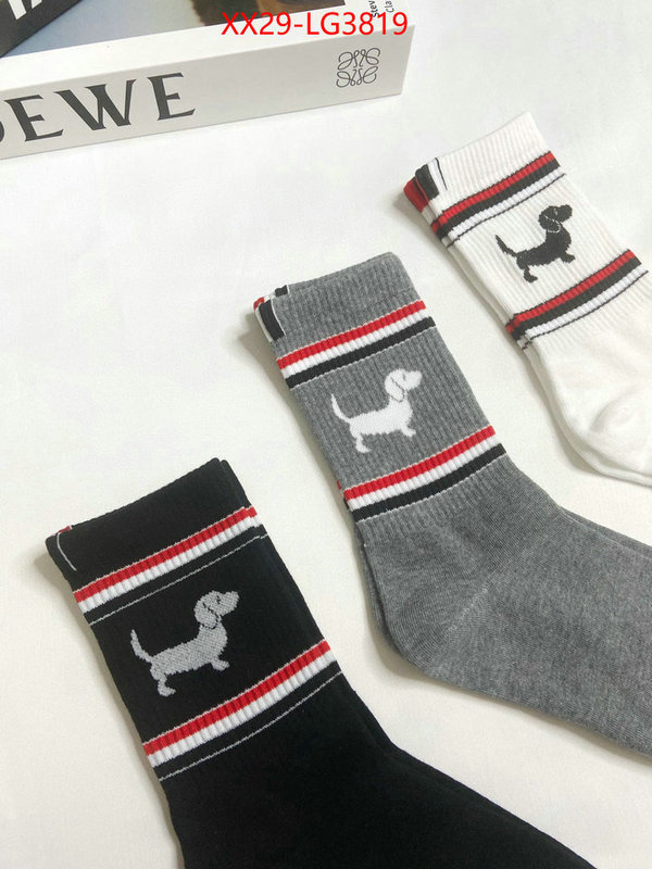 Sock-Thom Browne aaaaa class replica ID: LG3819 $: 29USD