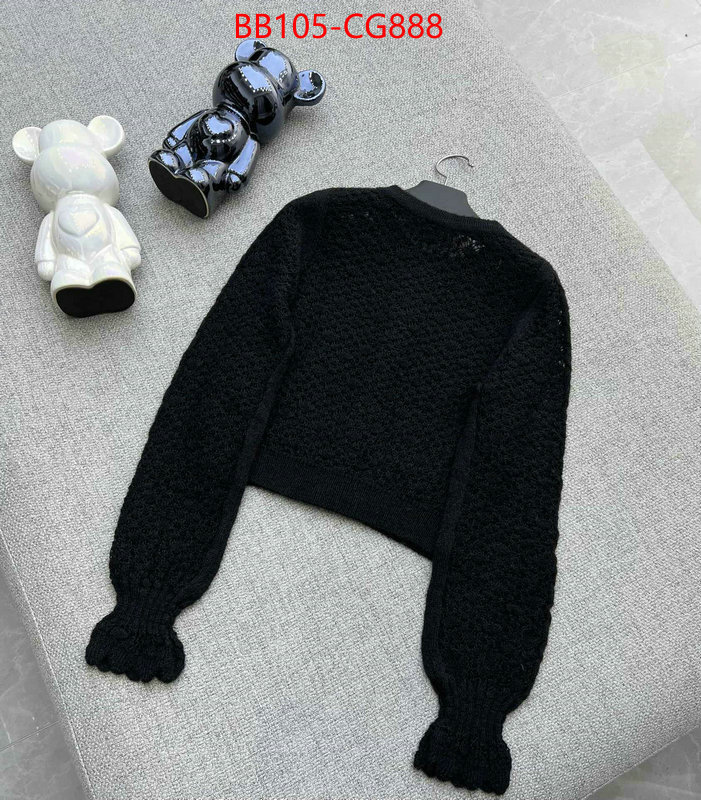 Clothing-Chanel fake designer ID: CG888 $: 105USD