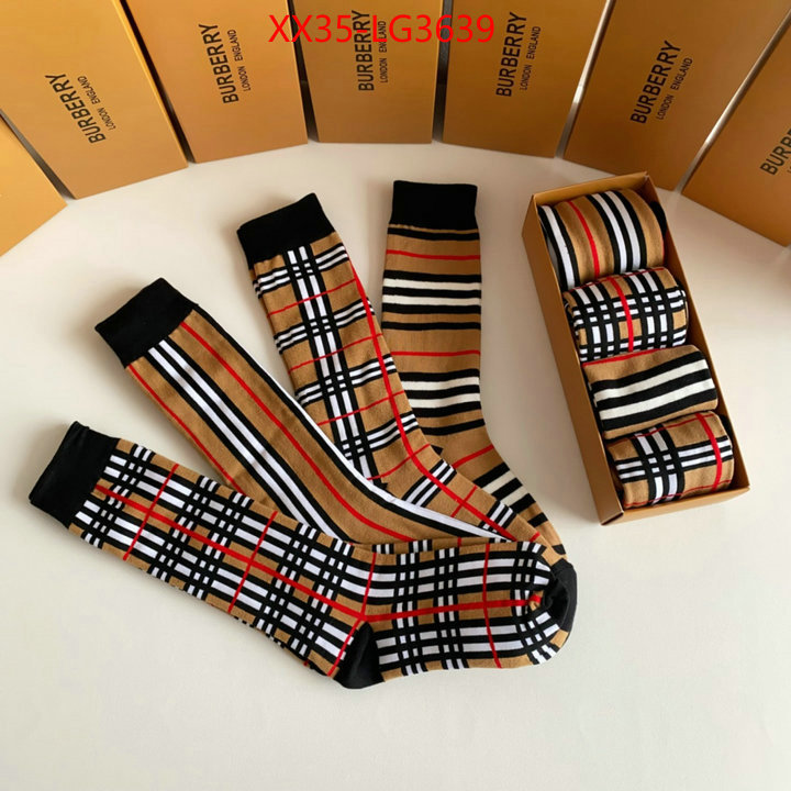 Sock-Burberry high quality customize ID: LG3639 $: 35USD