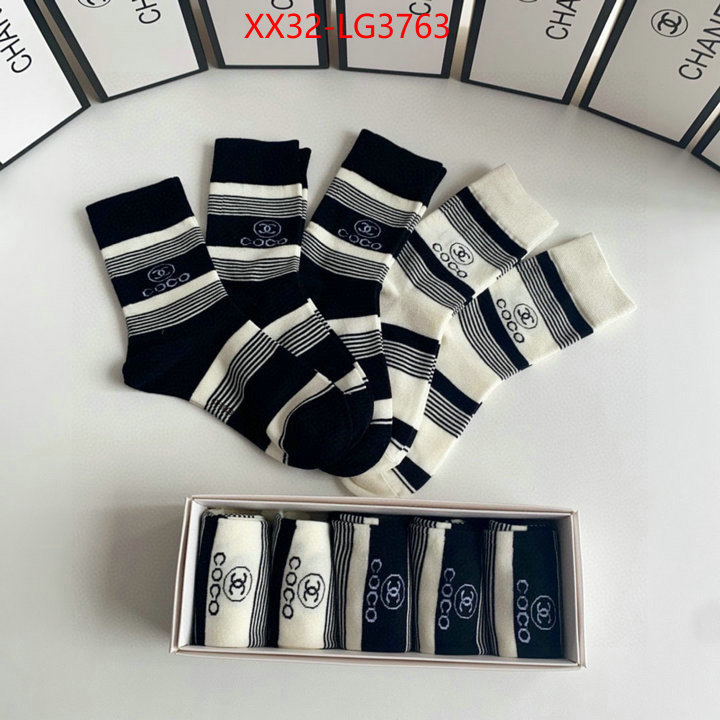 Sock-Chanel can you buy replica ID: LG3763 $: 32USD