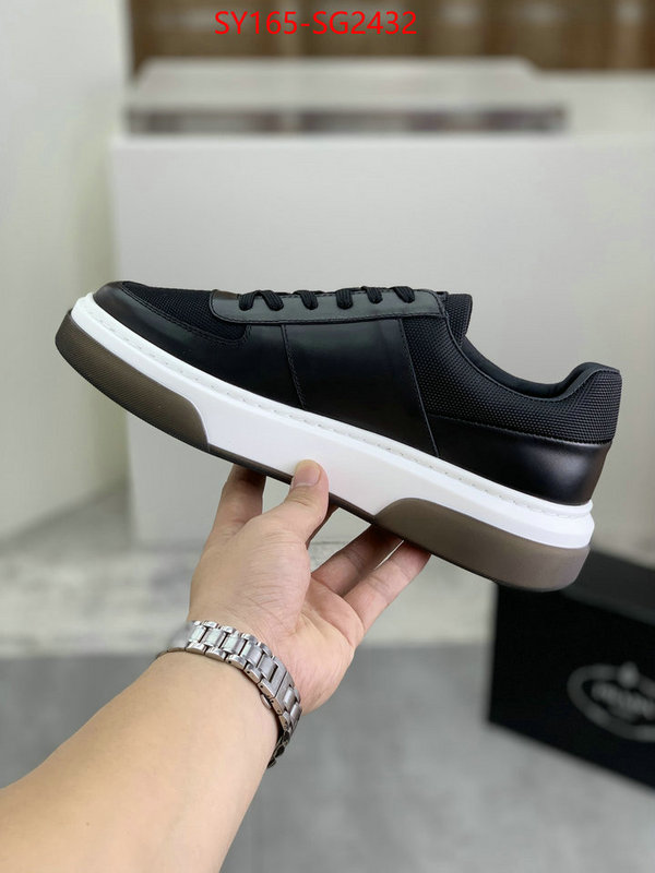 Men shoes-Prada 1:1 replica wholesale ID: SG2432 $: 165USD