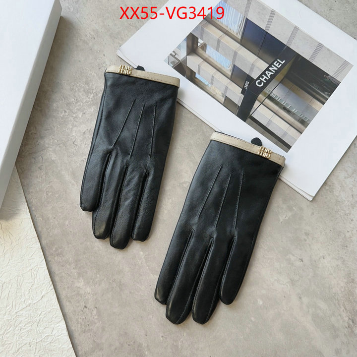 Gloves-Miu Miu top brands like ID: VG3419 $: 55USD