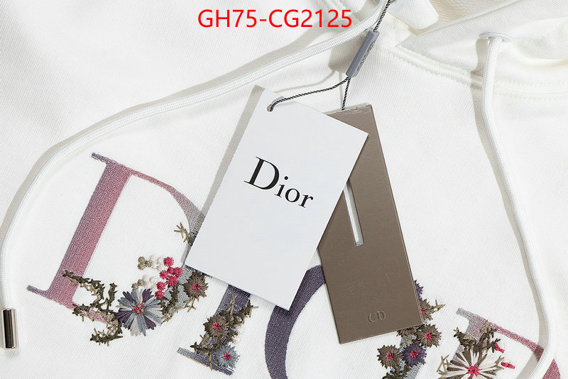 Clothing-Dior online china ID: CG2125 $: 75USD