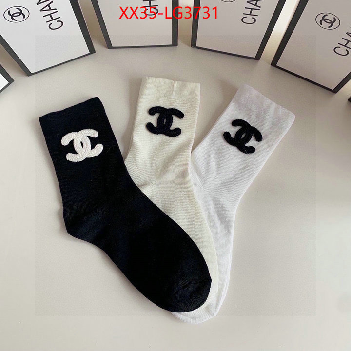 Sock-Chanel mirror copy luxury ID: LG3731 $: 35USD