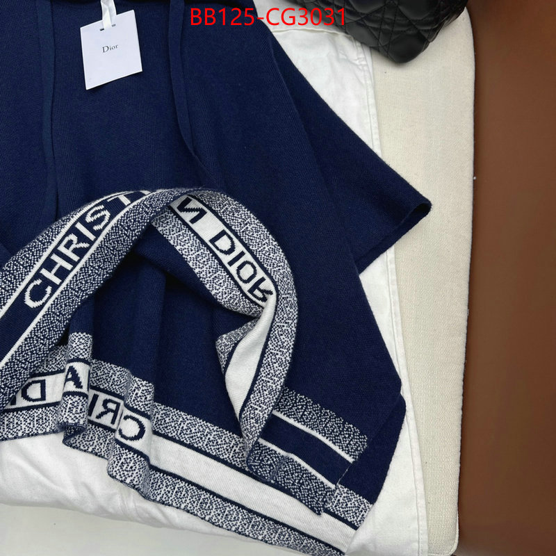 Clothing-Dior fashion replica ID: CG3031 $: 125USD