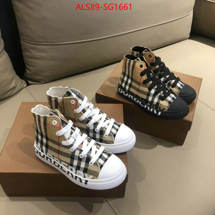 Kids shoes-Burberry 2023 aaaaa replica 1st copy ID: SG1661 $: 89USD