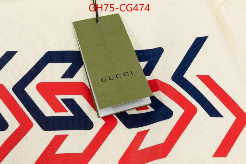 Clothing-Gucci shop cheap high quality 1:1 replica ID: CG474 $: 75USD