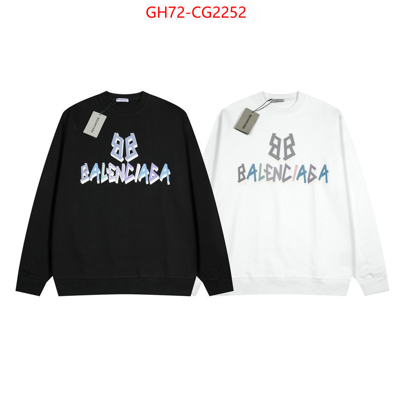 Clothing-Balenciaga buy best high-quality ID: CG2252 $: 72USD