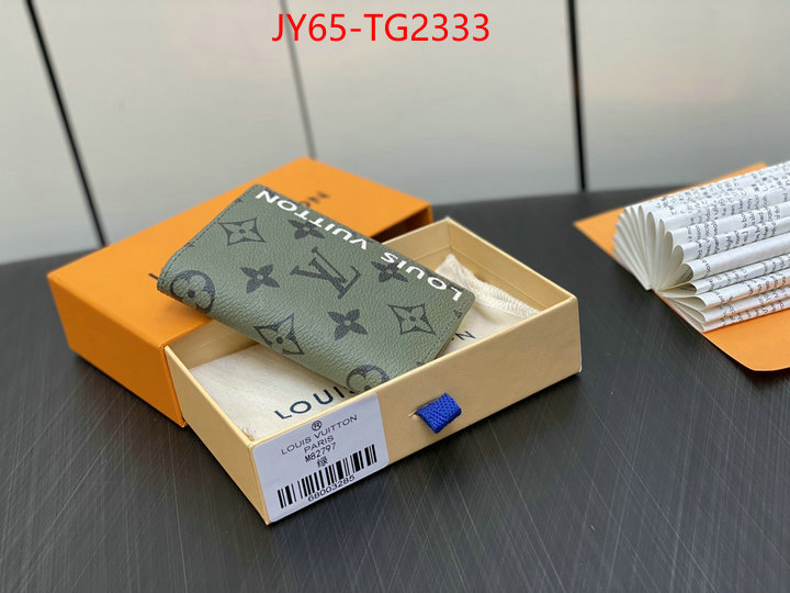 LV Bags(TOP)-Wallet best luxury replica ID: TG2333 $: 65USD