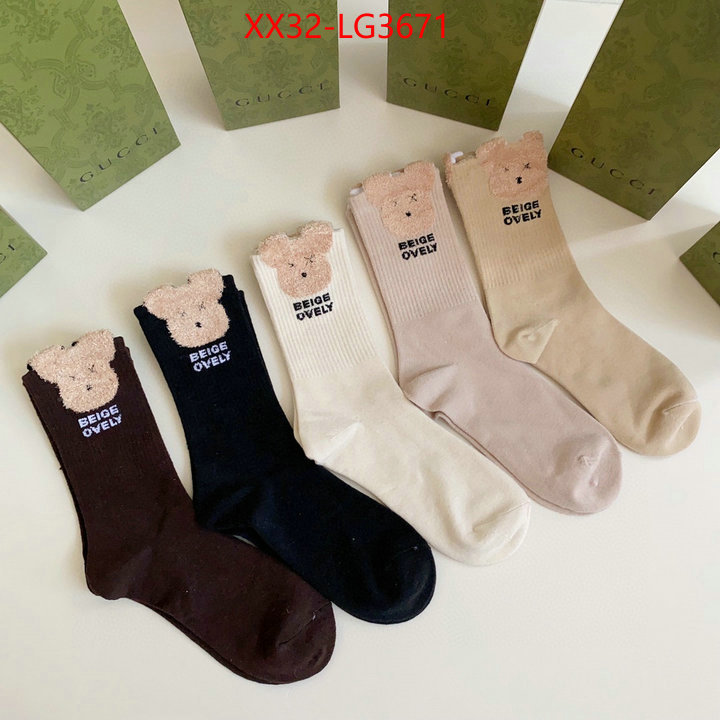 Sock-Gucci best fake ID: LG3671 $: 32USD