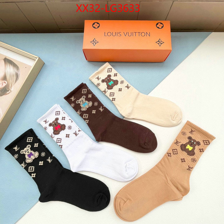 Sock-LV high-end designer ID: LG3633 $: 32USD