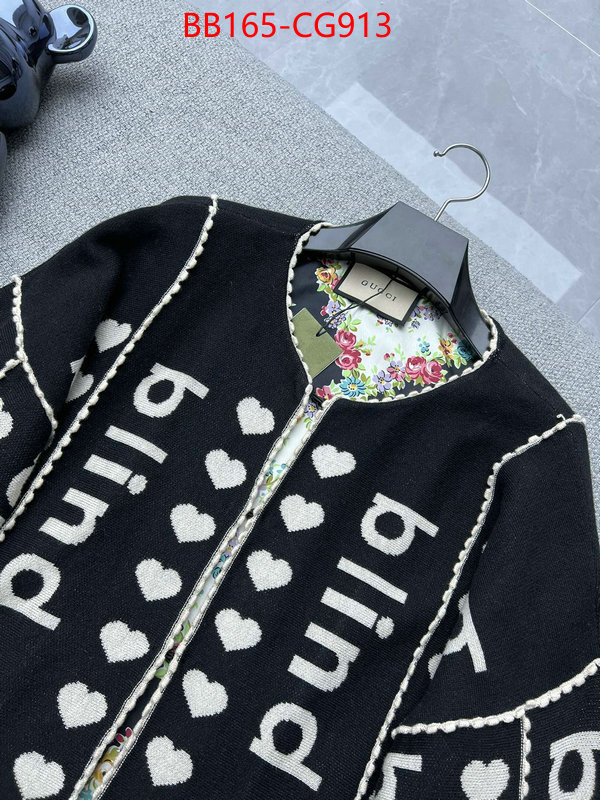 Clothing-Gucci high quality designer ID: CG913 $: 165USD