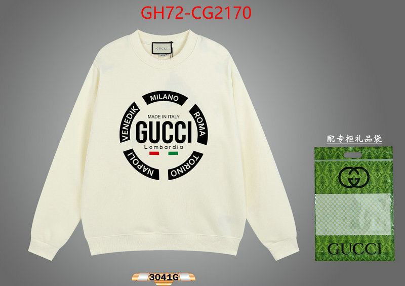 Clothing-Gucci best replica new style ID: CG2170 $: 72USD