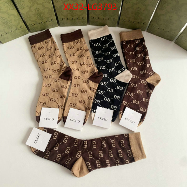 Sock-Gucci where can i buy the best 1:1 original ID: LG3793 $: 32USD