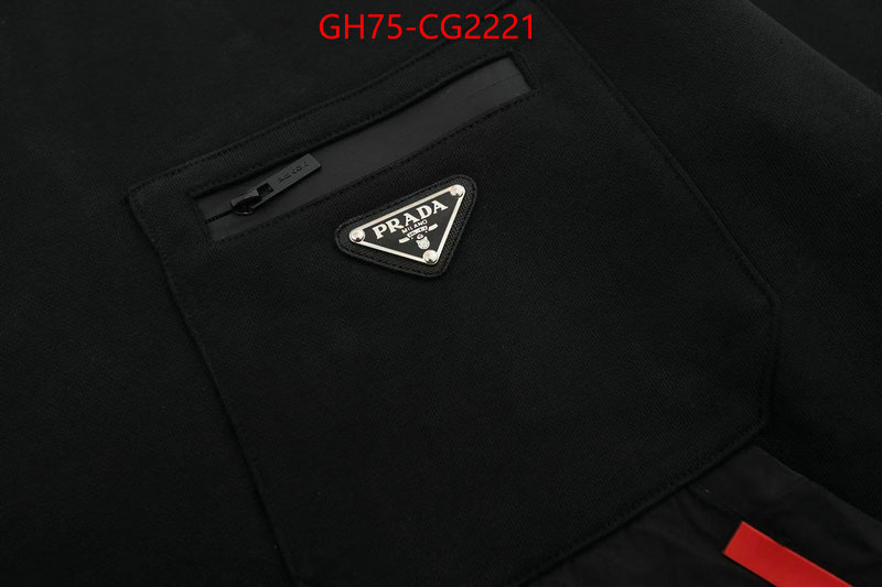 Clothing-Prada high quality replica ID: CG2221 $: 75USD