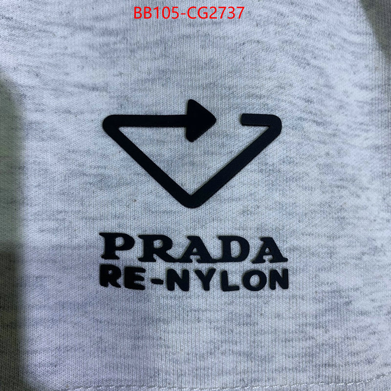 Clothing-Prada outlet 1:1 replica ID: CG2737 $: 105USD