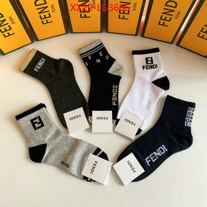 Sock-Fendi best knockoff ID: LG3666 $: 29USD