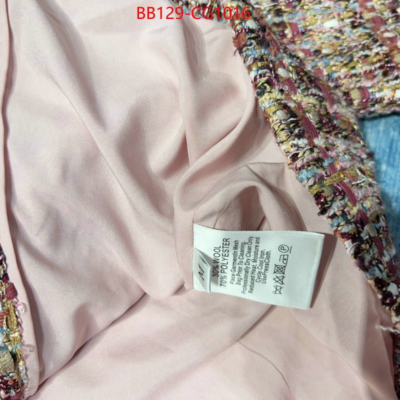 Clothing-Chanel where can i find ID: CG1016 $: 129USD