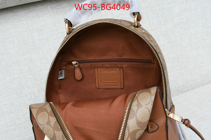 Coach Bags(4A)-Backpack- 7 star replica ID: BG4049 $: 95USD