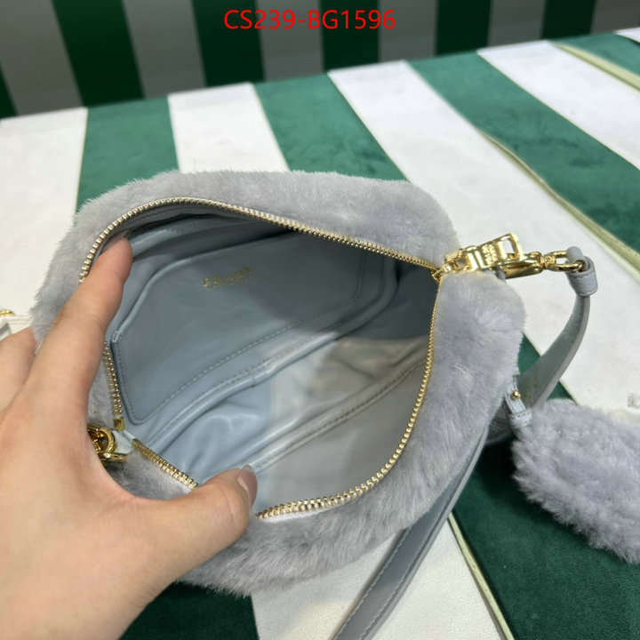 Prada Bags (TOP)-Diagonal- where could you find a great quality designer ID: BG1596 $: 239USD