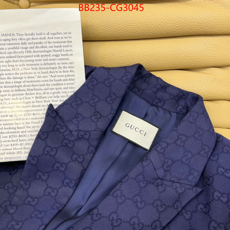 Clothing-Gucci best knockoff ID: CG3045 $: 235USD