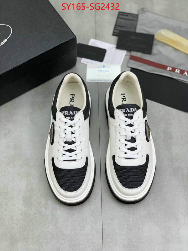 Men shoes-Prada 1:1 replica wholesale ID: SG2432 $: 165USD