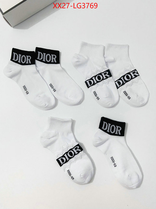 Sock-Dior best quality replica ID: LG3769 $: 27USD