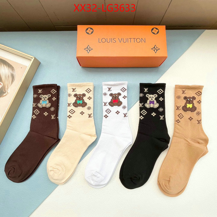 Sock-LV high-end designer ID: LG3633 $: 32USD