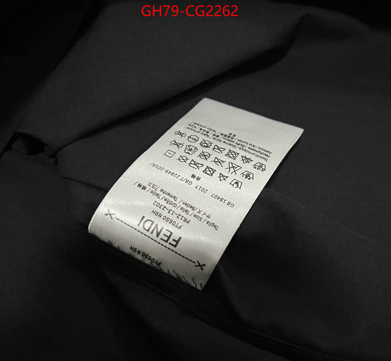 Clothing-Fendi where to buy fakes ID: CG2262 $: 79USD