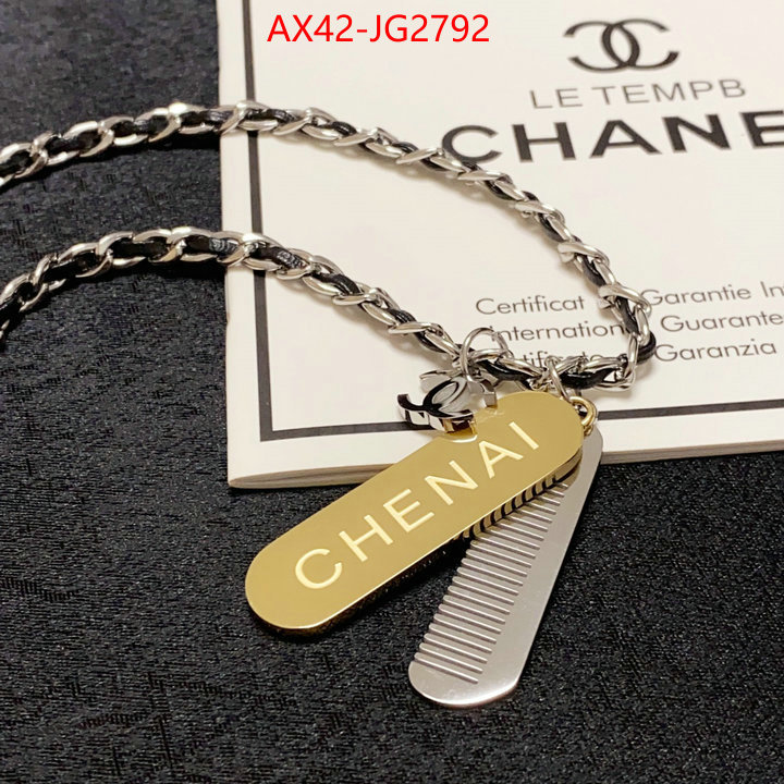 Jewelry-Chanel buy aaaaa cheap ID: JG2792 $: 42USD