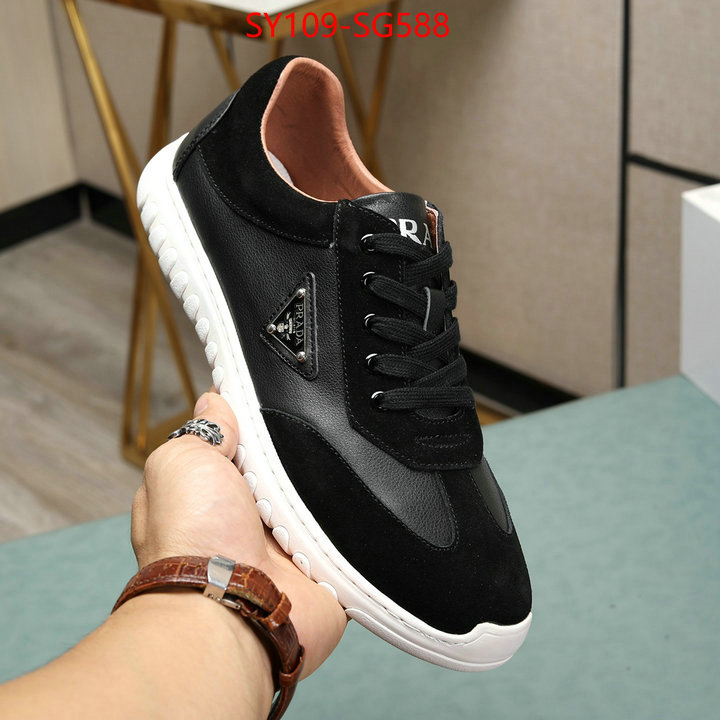 Men shoes-Prada luxury cheap replica ID: SG588 $: 109USD