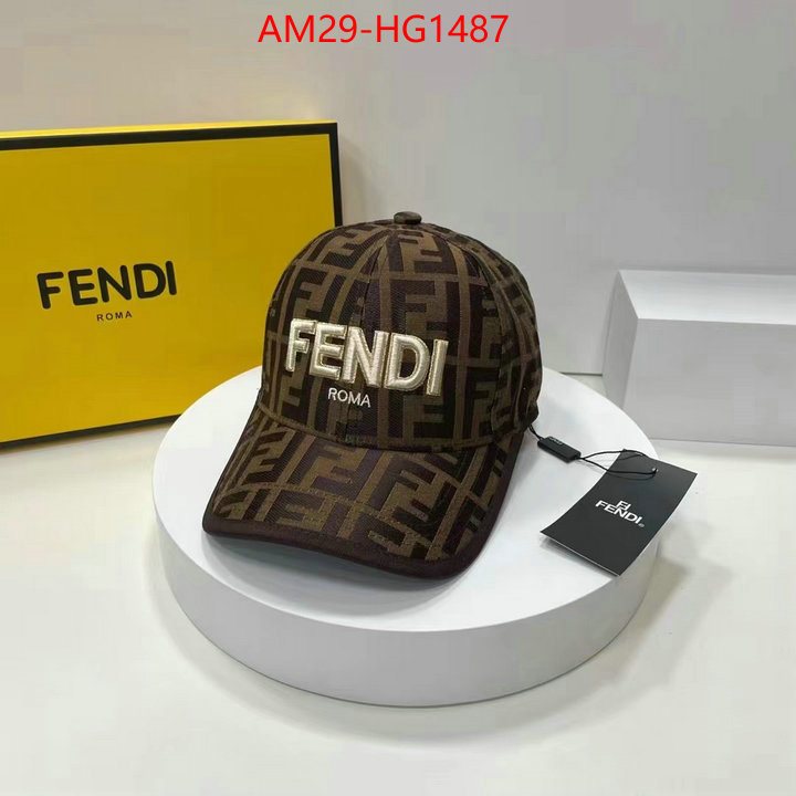 Cap(Hat)-Fendi 2023 luxury replicas ID: HG1487 $: 29USD