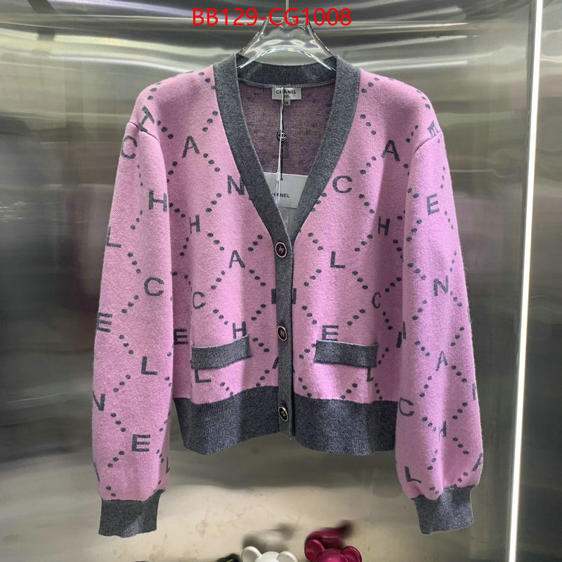 Clothing-Chanel designer wholesale replica ID: CG1008 $: 129USD