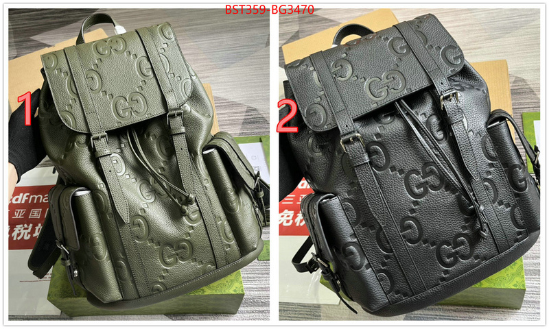 Gucci Bags(TOP)-Backpack- top quality designer replica ID: BG3470 $: 359USD