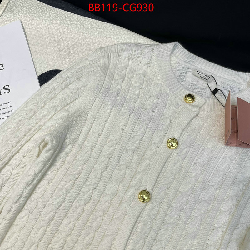 Clothing-MIU MIU the best quality replica ID: CG930 $: 119USD