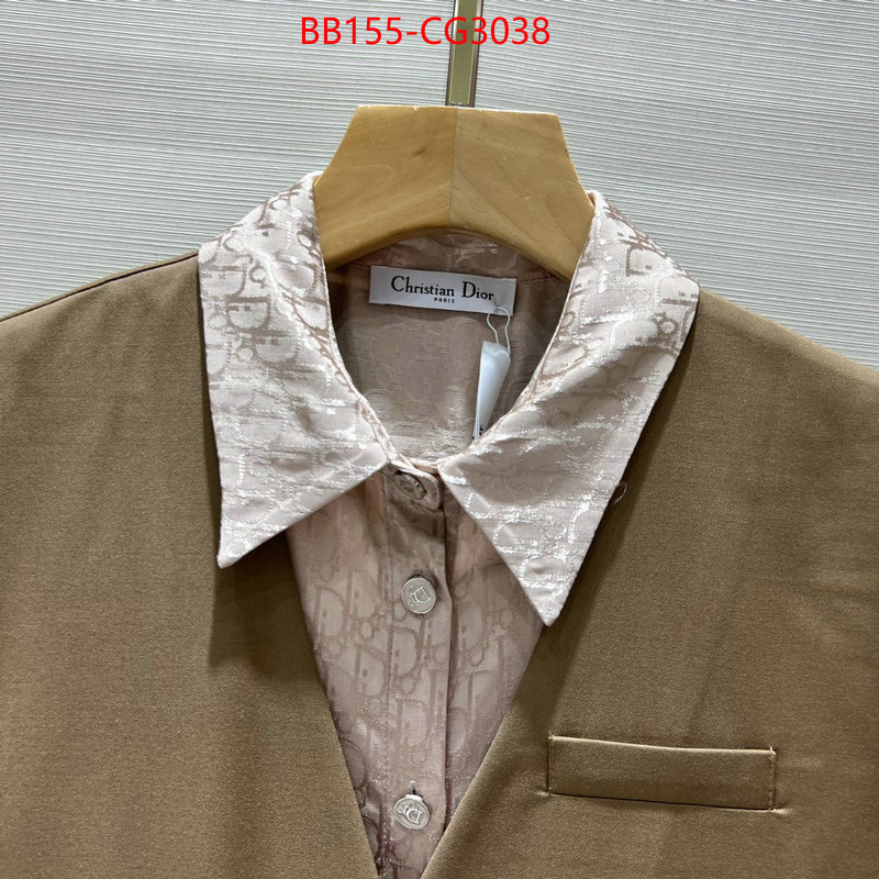 Clothing-Dior what best designer replicas ID: CG3038 $: 155USD