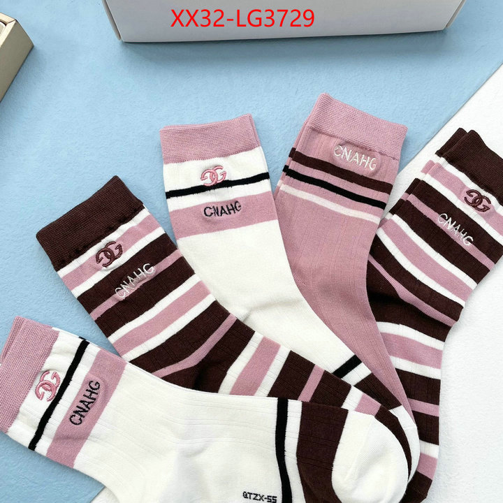 Sock-Chanel buy best quality replica ID: LG3729 $: 32USD