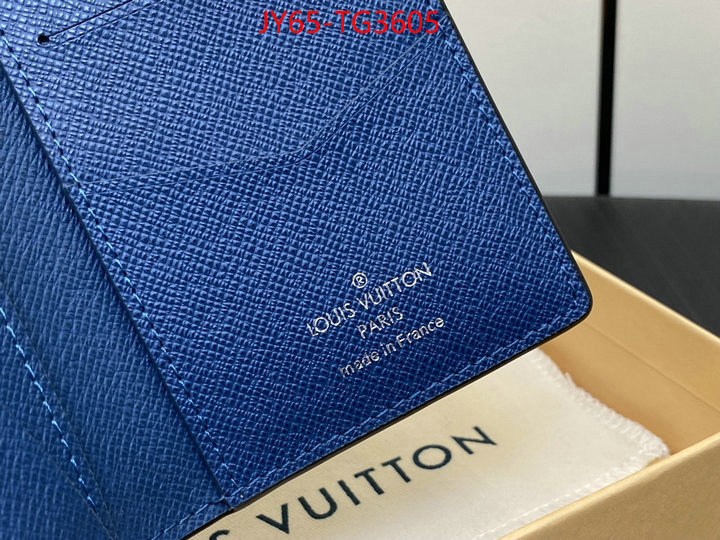 LV Bags(TOP)-Wallet luxury cheap ID: TG3605 $: 65USD