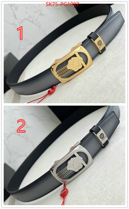 Belts-Versace 7 star quality designer replica ID: PG1987 $: 75USD