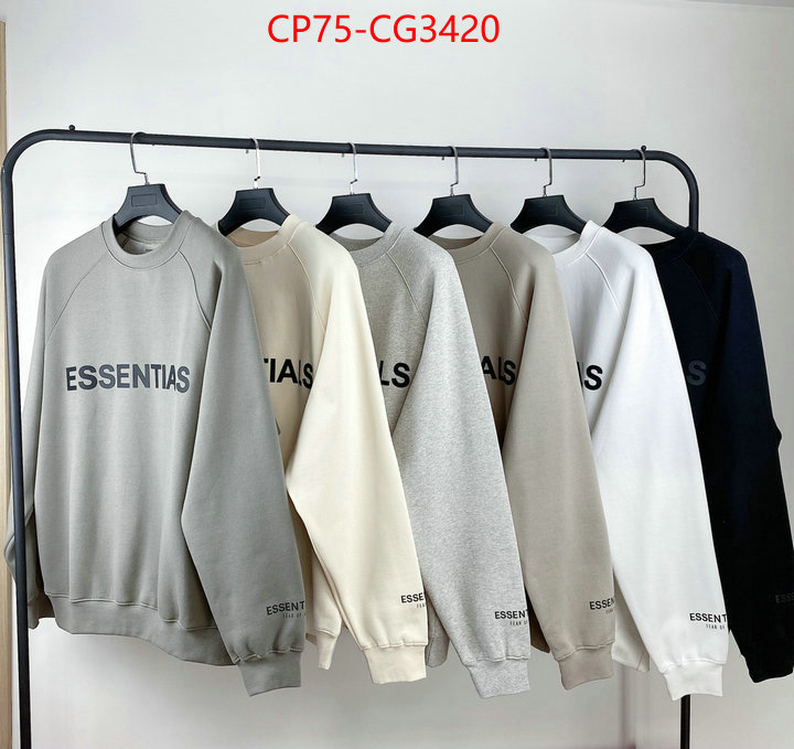 Clothing-Essentials best luxury replica ID: CG3420 $: 75USD