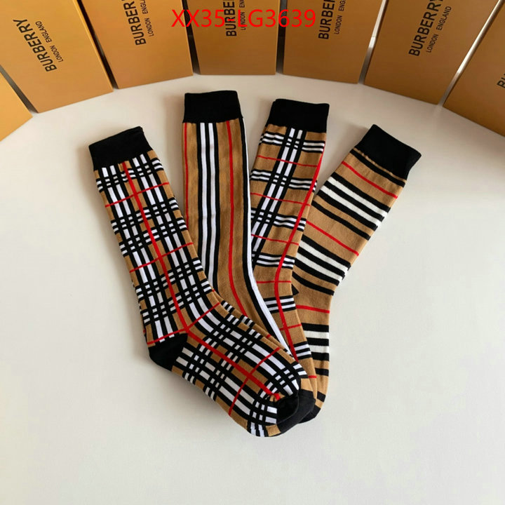 Sock-Burberry high quality customize ID: LG3639 $: 35USD