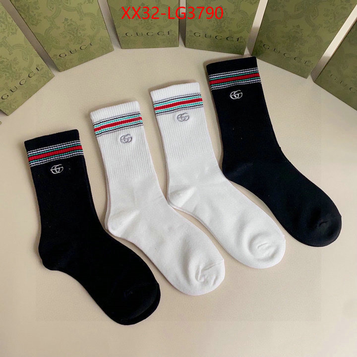 Sock-Gucci aaaaa+ replica ID: LG3790 $: 32USD