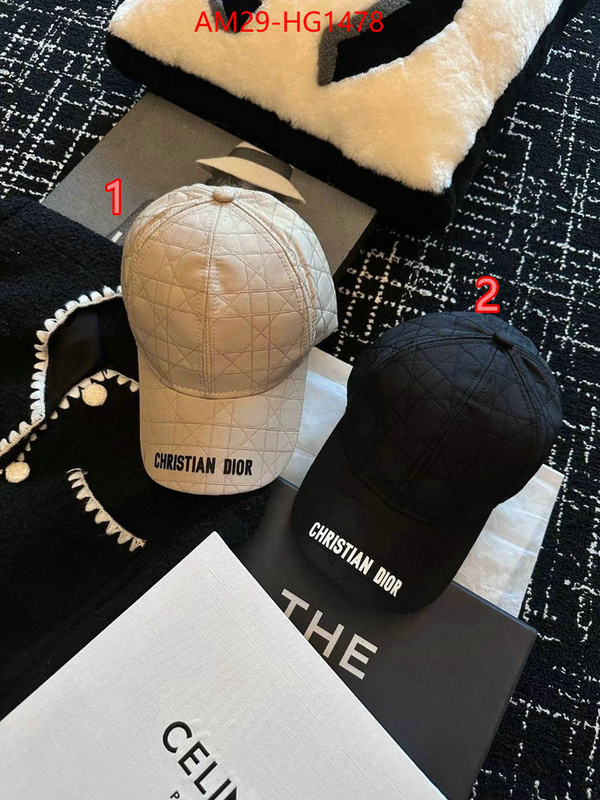 Cap (Hat)-Dior wholesale sale ID: HG1478 $: 29USD