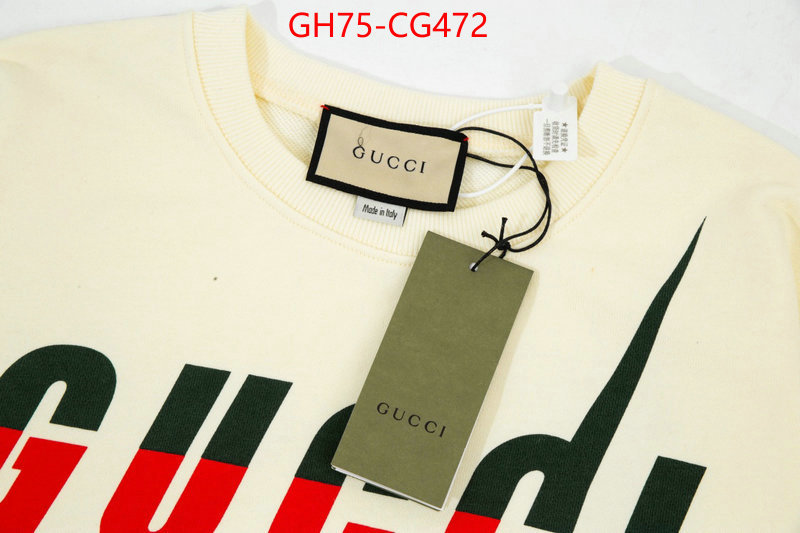 Clothing-Gucci wholesale china ID: CG472 $: 75USD