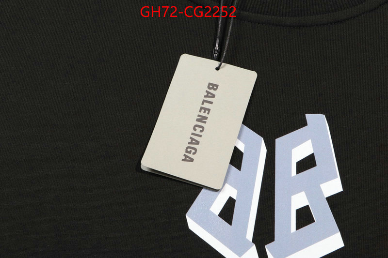 Clothing-Balenciaga buy best high-quality ID: CG2252 $: 72USD