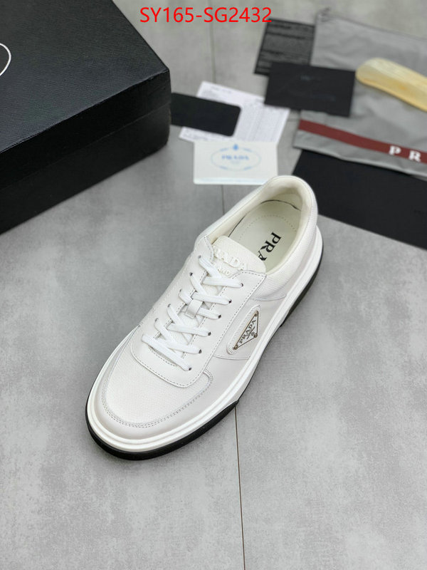 Men shoes-Prada 1:1 replica wholesale ID: SG2432 $: 165USD