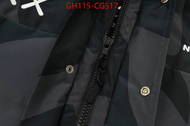 Clothing-The North Face replica for cheap ID: CG517 $: 115USD