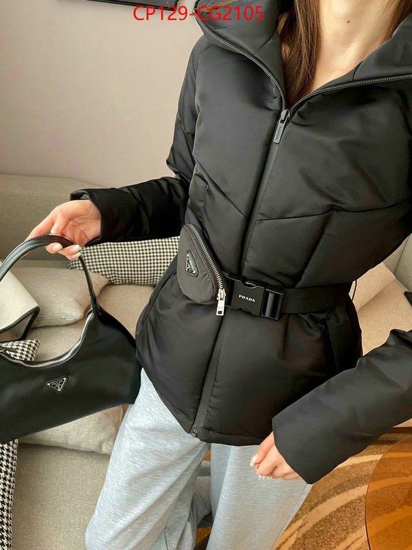 Down jacket Women-Prada 1:1 replica wholesale ID: CG2105 $: 129USD